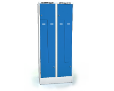 Cloakroom locker Z-shaped doors ALDOP 1920 x 800 x 500